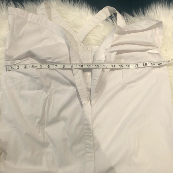 Michael Kors, Blouse, Loose Blouse, White, XL - Picture 14 of 16